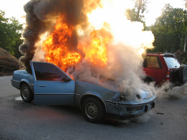 Car Fire Drill Beaver Dam Rd.